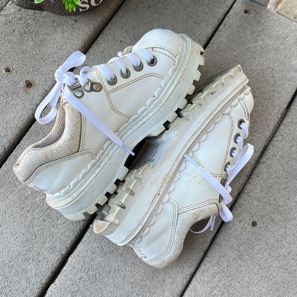 Soda Vintage’90 White Platform and Chunky Shoes Y2K - Picture 10 of 14